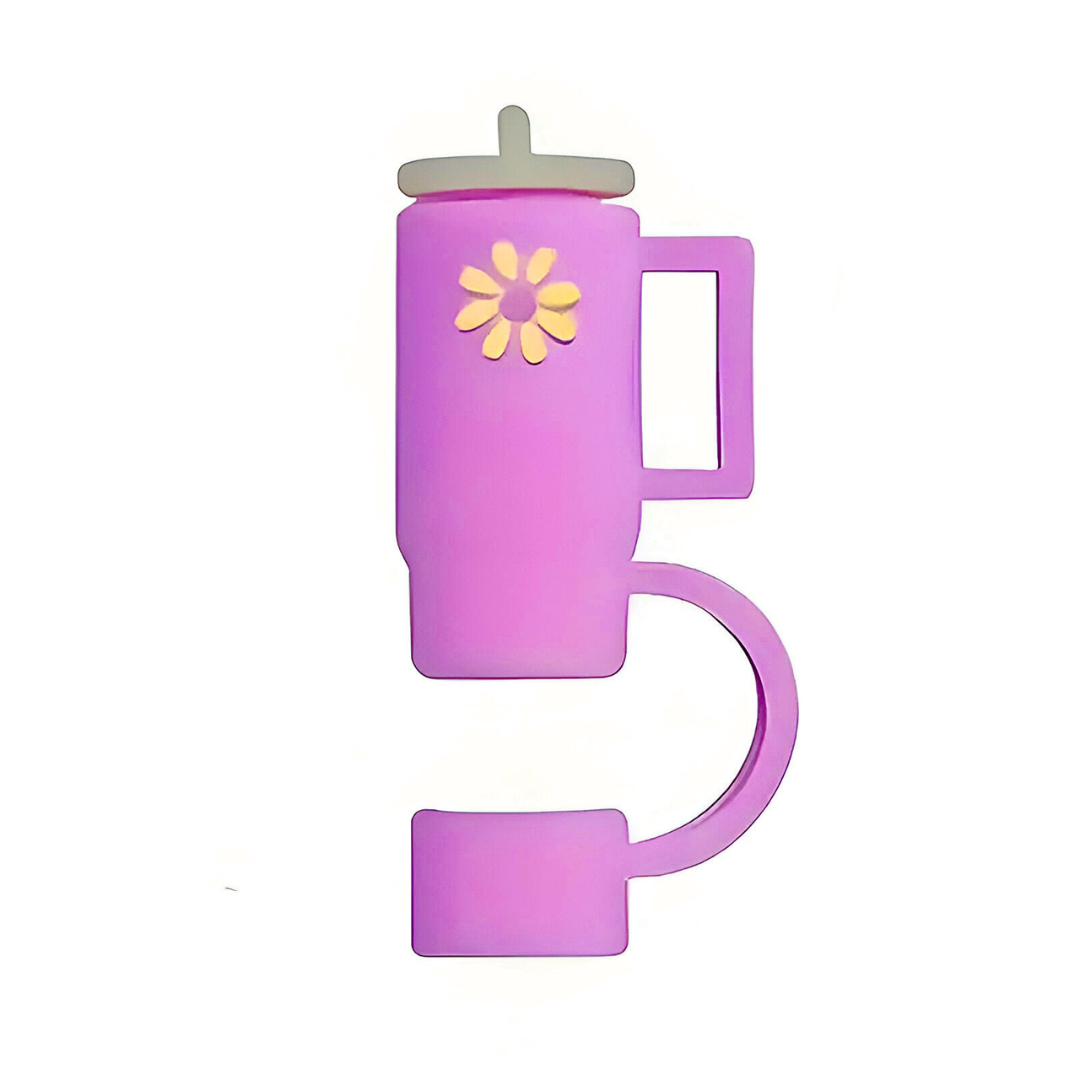 1Pc Cute Tumbler Silicone Straw Cap