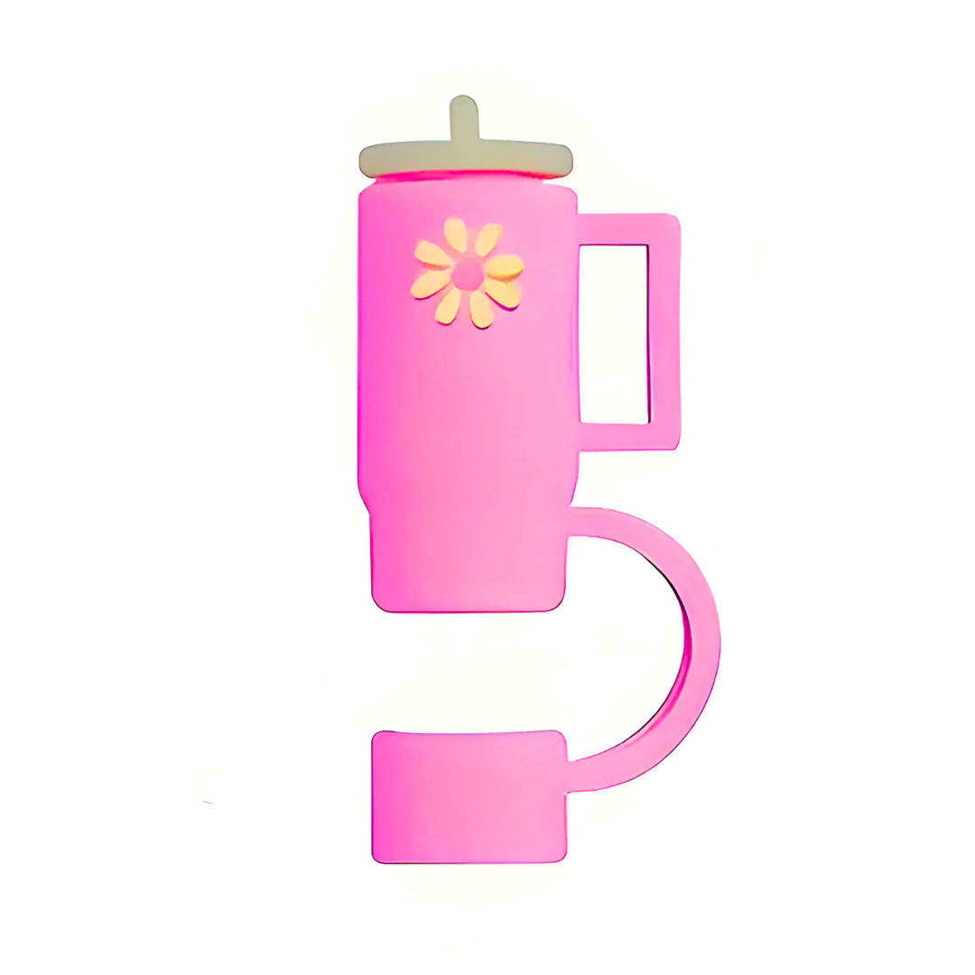 1Pc Cute Tumbler Silicone Straw Cap