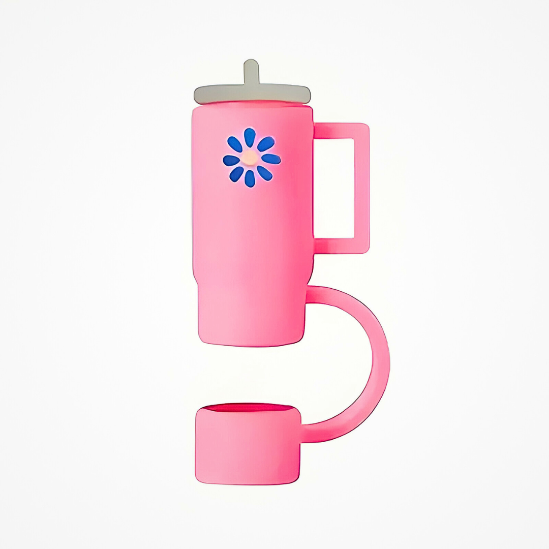 1Pc Cute Tumbler Silicone Straw Cap
