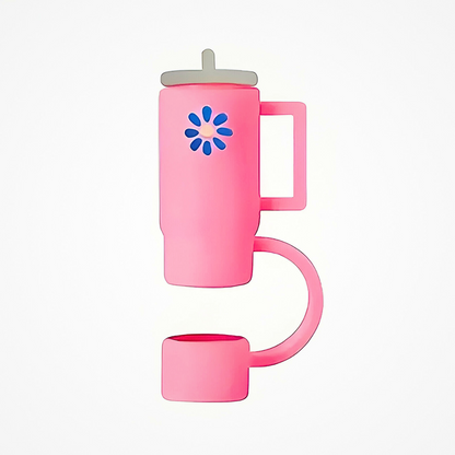 1Pc Cute Tumbler Silicone Straw Cap