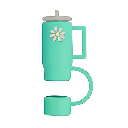 1Pc Cute Tumbler Silicone Straw Cap