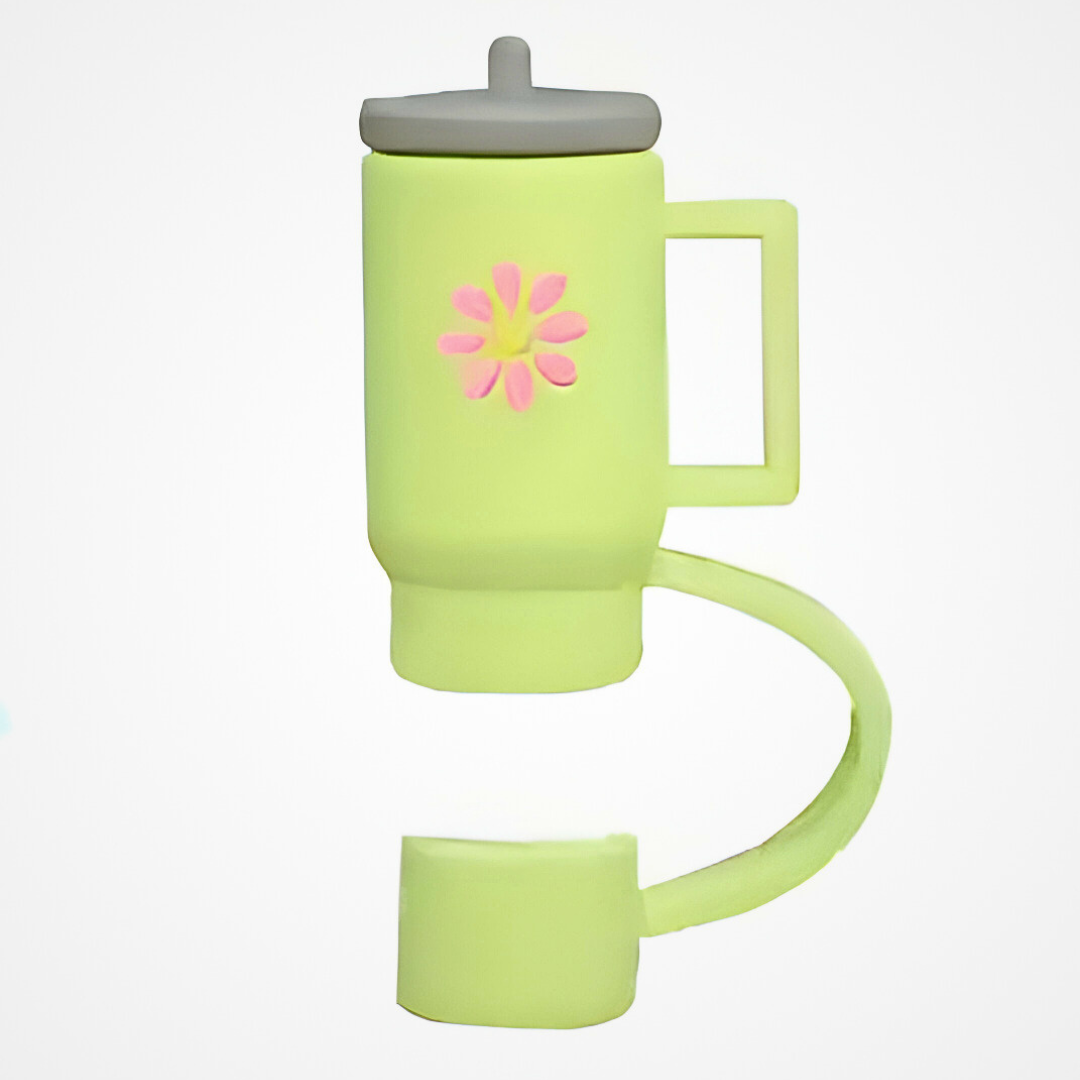 1Pc Cute Tumbler Silicone Straw Cap