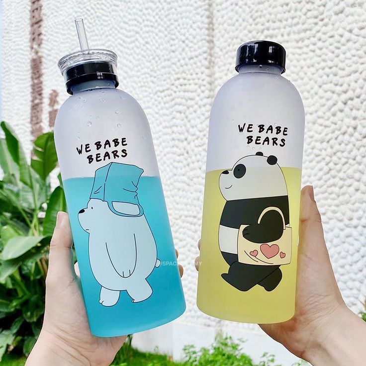 We Bare Bear Water Bottle